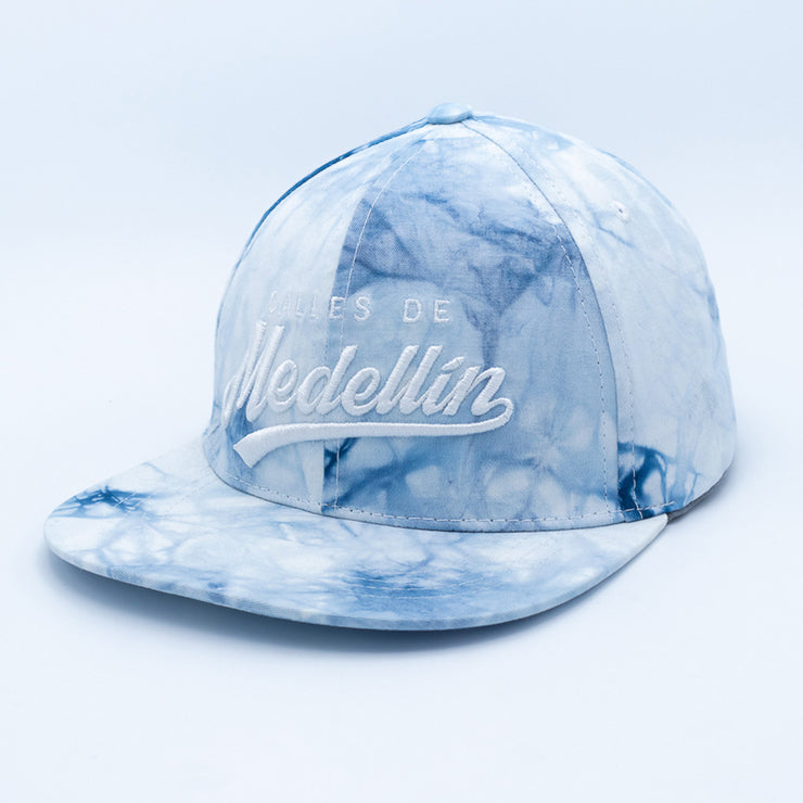 Gorra Plana Calles De Medellín Tie Dye